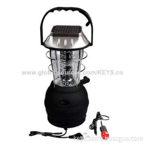 Solar/hand generator/car charger/charge home LED camping lanterns with charge for the phone
